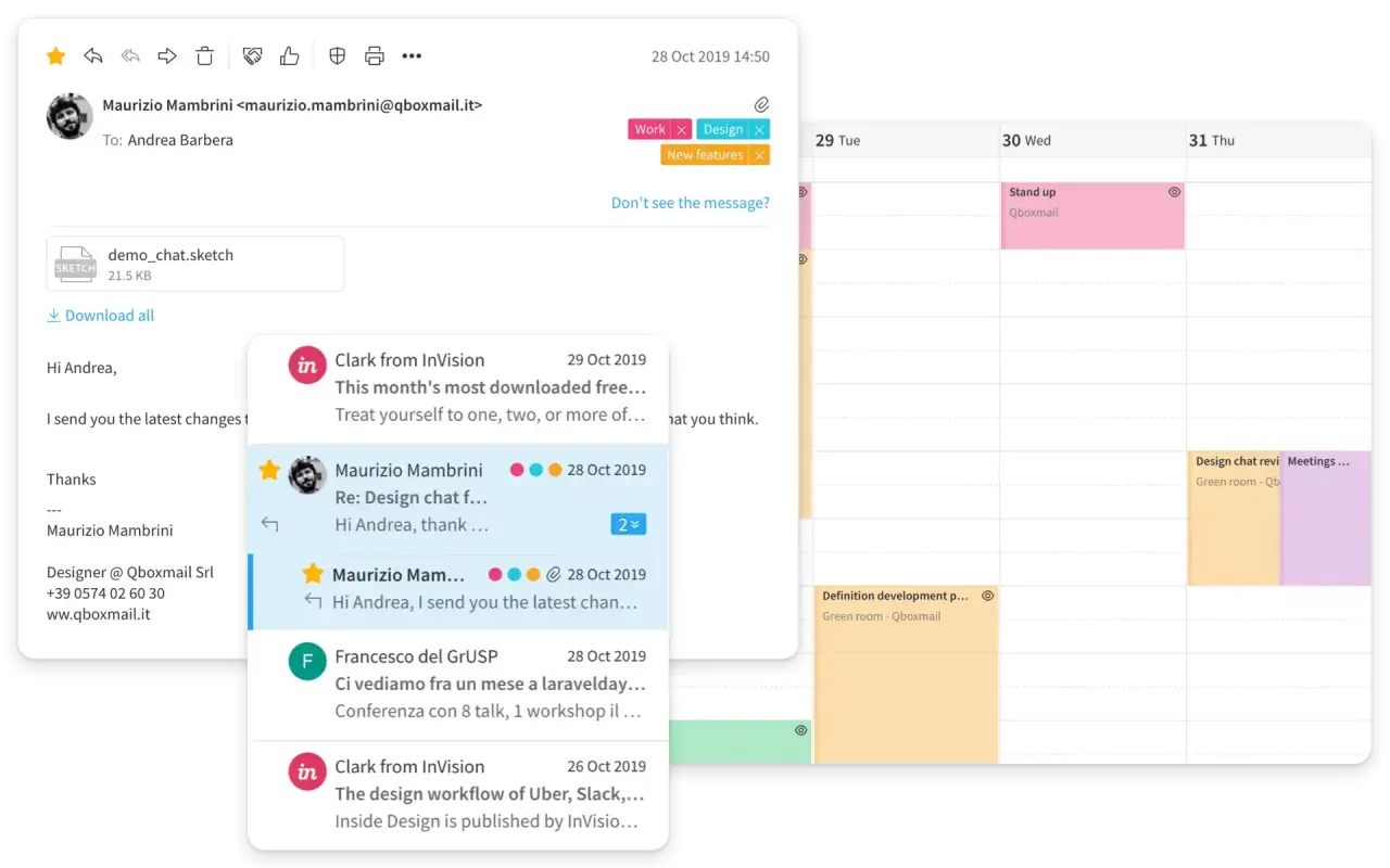 Vos e-mails à portée de main